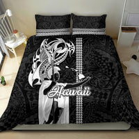 Hawaii Niihau Island Bedding Set Hawaiian King and Kakau Symbols Abstract Shoulder Tattoo LT03 - Polynesian Pride
