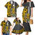 Hawaii Oahu Island Family Matching Mermaid Dress and Hawaiian Shirt Hawaiian Warrior and Kakau Symbols Abstract Tattoo LT03 - Polynesian Pride