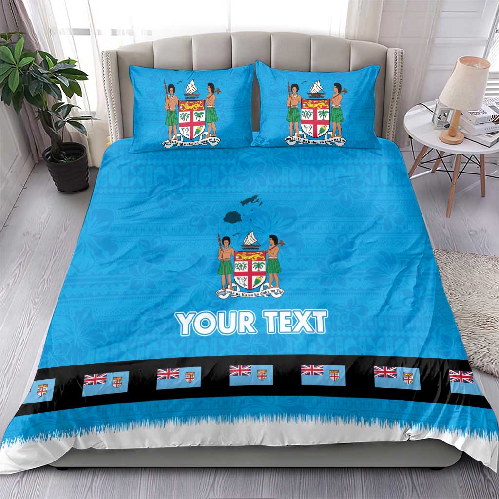 Fiji Merry Christmas Bedding Set Santa Suit Style With Tapa Tribal Pattern LT03 - Polynesian Pride