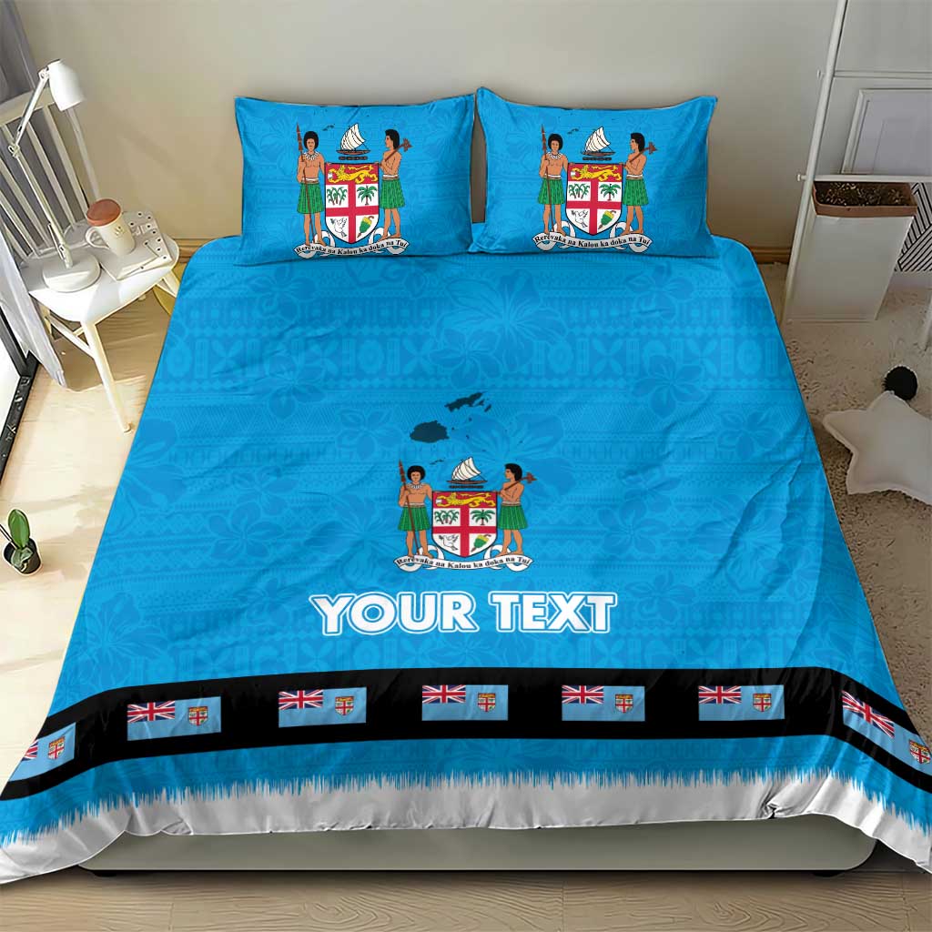 Fiji Merry Christmas Bedding Set Santa Suit Style With Tapa Tribal Pattern LT03 - Polynesian Pride