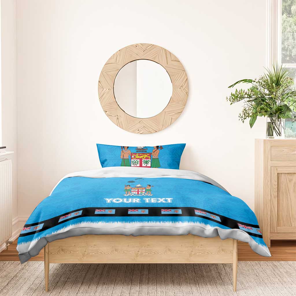 Fiji Merry Christmas Bedding Set Santa Suit Style With Tapa Tribal Pattern LT03 - Polynesian Pride