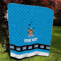 Fiji Merry Christmas Quilt Santa Suit Style With Tapa Tribal Pattern LT03 - Polynesian Pride