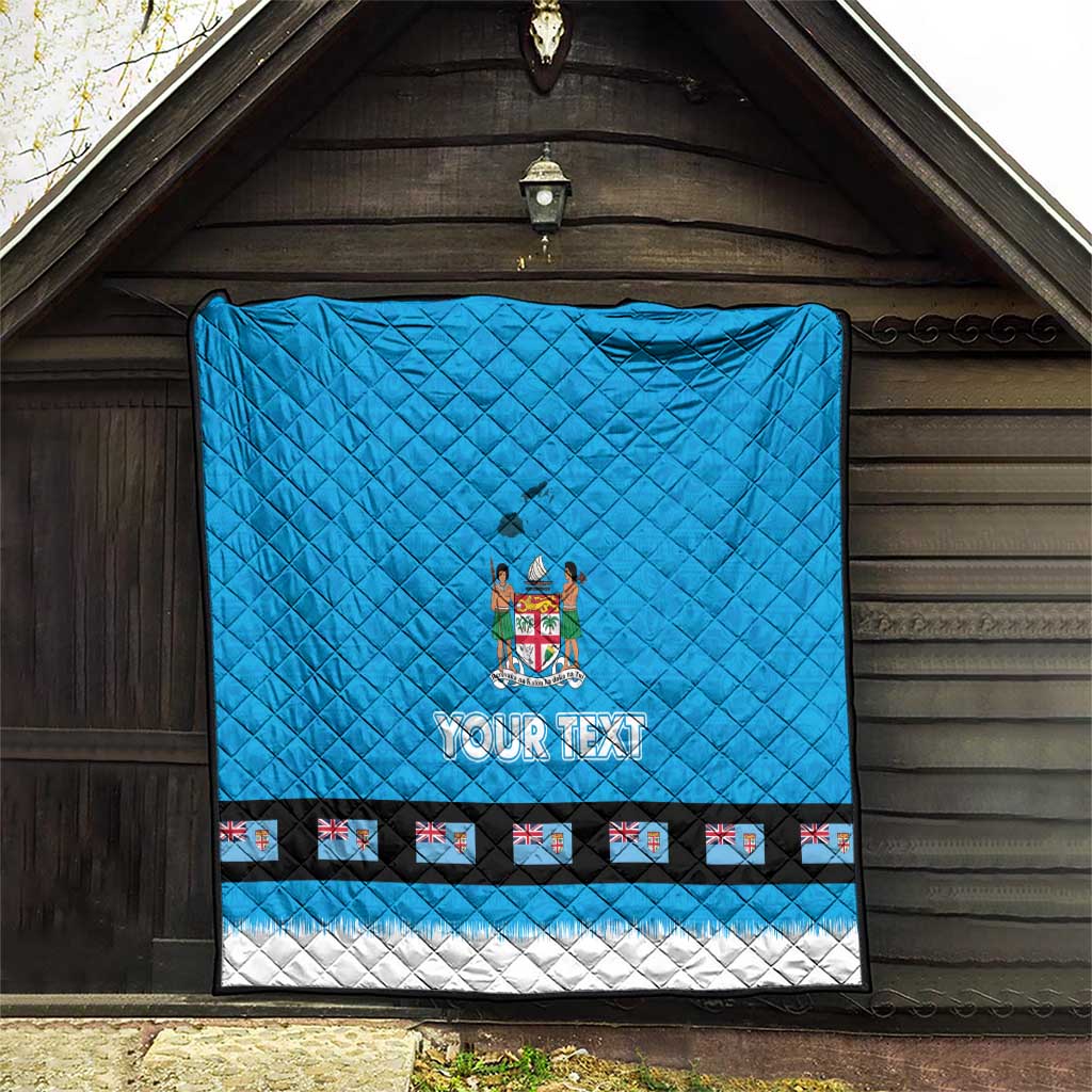Fiji Merry Christmas Quilt Santa Suit Style With Tapa Tribal Pattern LT03 - Polynesian Pride