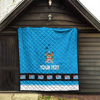 Fiji Merry Christmas Quilt Santa Suit Style With Tapa Tribal Pattern LT03 - Polynesian Pride