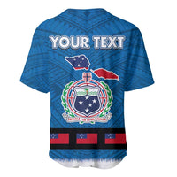 Samoa Merry Christmas Baseball Jersey Santa Suit Style With Tatau Tattoo Pattern LT03 - Polynesian Pride