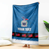 Samoa Merry Christmas Blanket Santa Suit Style With Tatau Tattoo Pattern LT03 - Polynesian Pride