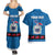 Samoa Merry Christmas Couples Matching Summer Maxi Dress and Hawaiian Shirt Santa Suit Style With Tatau Tattoo Pattern