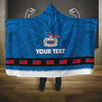 Samoa Merry Christmas Hooded Blanket Santa Suit Style With Tatau Tattoo Pattern LT03 - Polynesian Pride