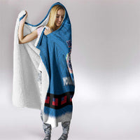 Samoa Merry Christmas Hooded Blanket Santa Suit Style With Tatau Tattoo Pattern LT03 - Polynesian Pride