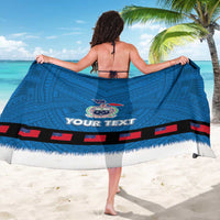 Samoa Merry Christmas Sarong Santa Suit Style With Tatau Tattoo Pattern LT03 - Polynesian Pride