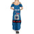 Samoa Merry Christmas Summer Maxi Dress Santa Suit Style With Tatau Tattoo Pattern