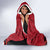 Papua New Guinea Merry Christmas Hooded Blanket Santa Suit Style With Melanesian Pattern