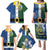 Solomon Islands Merry Christmas Family Matching Puletasi and Hawaiian Shirt Santa Suit Style With Melanesian Pattern