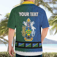Solomon Islands Merry Christmas Hawaiian Shirt Santa Suit Style With Melanesian Pattern LT03 - Polynesian Pride
