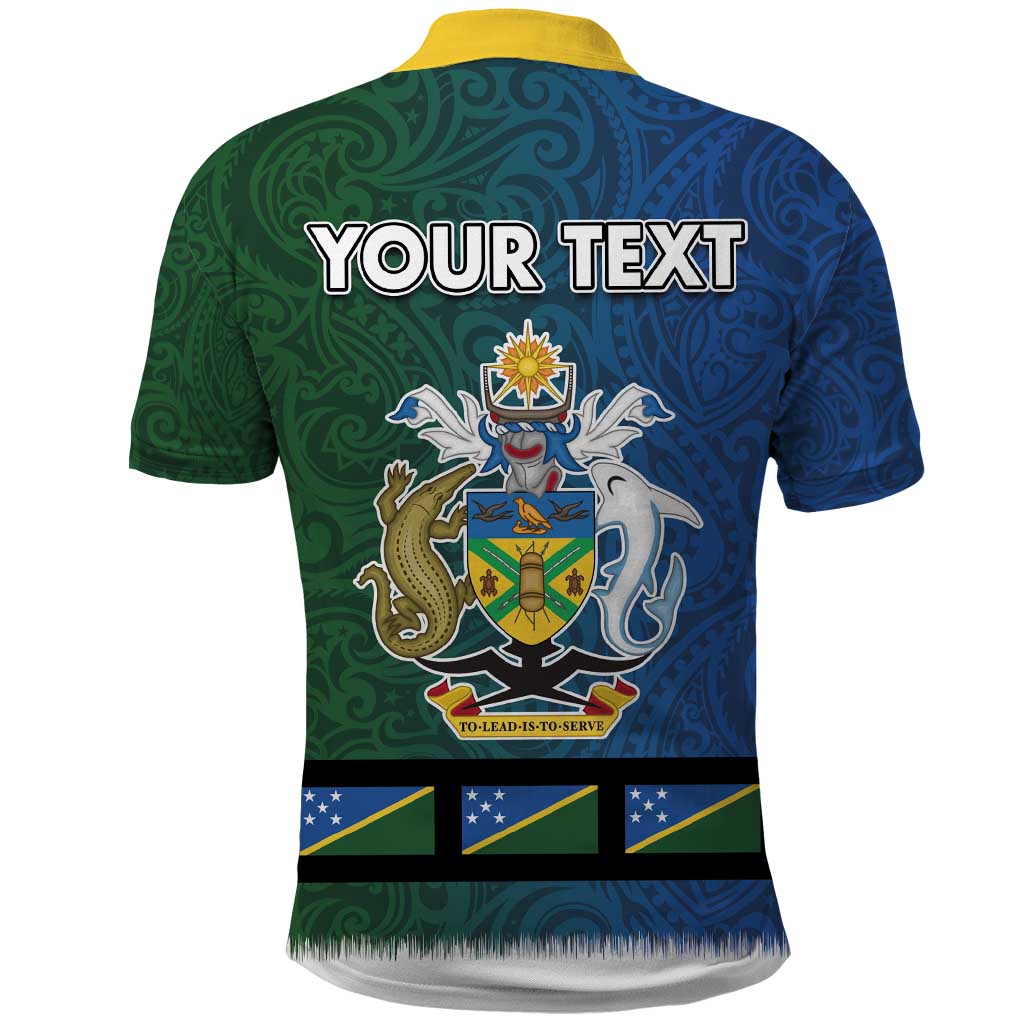 Solomon Islands Merry Christmas Polo Shirt Santa Suit Style With Melanesian Pattern LT03 - Polynesian Pride