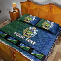 Solomon Islands Merry Christmas Quilt Bed Set Santa Suit Style With Melanesian Pattern LT03 - Polynesian Pride