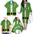 Cook Islands Merry Christmas Family Matching Off The Shoulder Long Sleeve Dress and Hawaiian Shirt Santa Suit Style With Polynesian Pattern