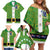 Cook Islands Merry Christmas Family Matching Off Shoulder Short Dress and Hawaiian Shirt Santa Suit Style With Polynesian Pattern