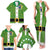 Cook Islands Merry Christmas Family Matching Tank Maxi Dress and Hawaiian Shirt Santa Suit Style With Polynesian Pattern