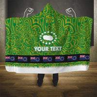 Cook Islands Merry Christmas Hooded Blanket Santa Suit Style With Polynesian Pattern LT03 - Polynesian Pride