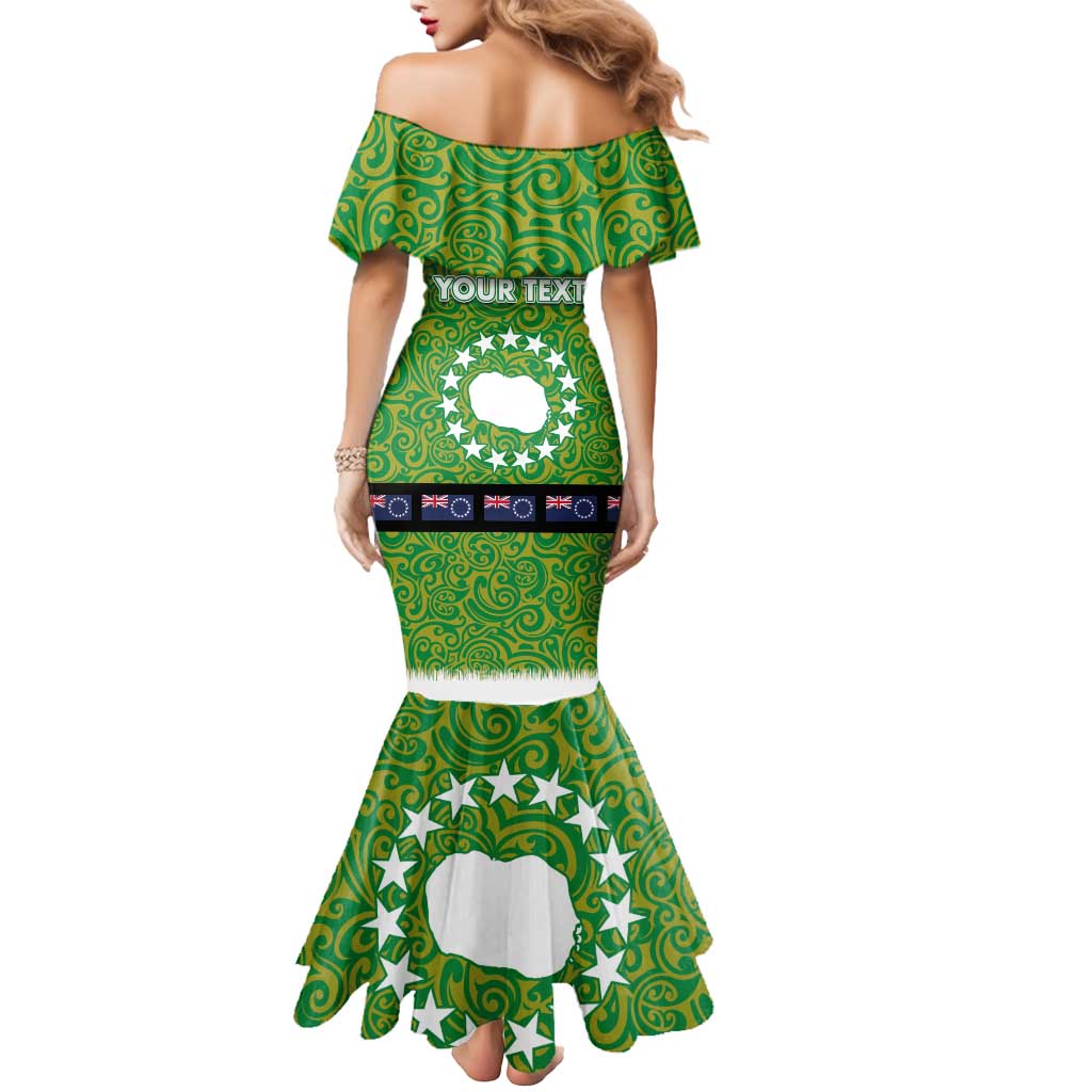 Cook Islands Merry Christmas Mermaid Dress Santa Suit Style With Polynesian Pattern LT03 - Polynesian Pride