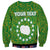 Cook Islands Merry Christmas Sweatshirt Santa Suit Style With Polynesian Pattern