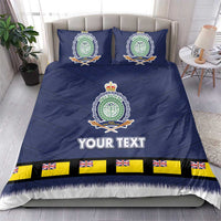 Niue Merry Christmas Bedding Set Santa Suit Style With Hiapo Pattern LT03 - Polynesian Pride
