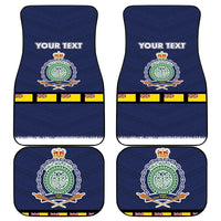 Niue Merry Christmas Car Mats Santa Suit Style With Hiapo Pattern LT03 - Polynesian Pride