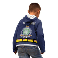 Niue Merry Christmas Kid Hoodie Santa Suit Style With Hiapo Pattern LT03 - Polynesian Pride