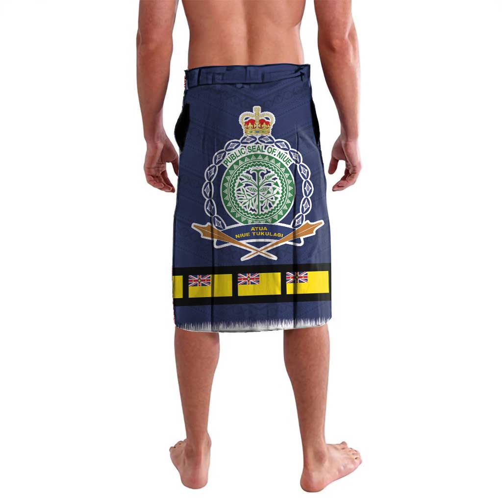 Niue Merry Christmas Lavalava Santa Suit Style With Hiapo Pattern LT03 - Polynesian Pride