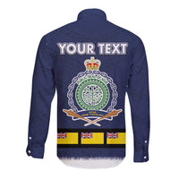 Niue Merry Christmas Long Sleeve Button Shirt Santa Suit Style With Hiapo Pattern LT03 - Polynesian Pride