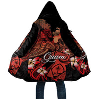 Guam Tribal Chamorro Cloak Polynesian Shark with Plumeria and Sea Vibe LT03 Unisex Black - Polynesian Pride