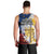 Hawaii Lutheran High School Men Tank Top Kakau Pattern Splash Style LT03 - Polynesian Pride