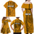 Nanakuli High and Intermediate School Family Matching Off Shoulder Maxi Dress and Hawaiian Shirt Tribal Kakau Pattern LT03 - Polynesian Pride