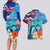 Hawaii Race For Whales Couples Matching Long Sleeve Bodycon Dress and Hawaiian Shirt Flag and Polynesian Hibiscus LT03 - Polynesian Pride