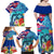 Hawaii Race For Whales Family Matching Off Shoulder Maxi Dress and Hawaiian Shirt Flag and Polynesian Hibiscus LT03 - Polynesian Pride