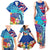 Hawaii Race For Whales Family Matching Tank Maxi Dress and Hawaiian Shirt Flag and Polynesian Hibiscus LT03 - Polynesian Pride