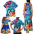 Hawaii Race For Whales Family Matching Tank Maxi Dress and Hawaiian Shirt Flag and Polynesian Hibiscus LT03 - Polynesian Pride