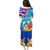 Hawaii Race For Whales Puletasi Flag and Polynesian Hibiscus LT03 - Polynesian Pride