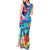 Hawaii Race For Whales Tank Maxi Dress Flag and Polynesian Hibiscus LT03 - Polynesian Pride