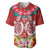 Polynesian Valentine Day Baseball Jersey Love Couple Turtle Maori Hibiscus Red Style LT03 Red - Polynesian Pride