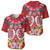 Polynesian Valentine Day Baseball Jersey Love Couple Turtle Maori Hibiscus Red Style LT03 - Polynesian Pride