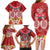 Polynesian Valentine Day Family Matching Long Sleeve Bodycon Dress and Hawaiian Shirt Love Couple Turtle Maori Hibiscus Red Style LT03 - Polynesian Pride