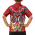 Polynesian Valentine Day Family Matching Off Shoulder Short Dress and Hawaiian Shirt Love Couple Turtle Maori Hibiscus Red Style LT03 - Polynesian Pride