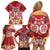 Polynesian Valentine Day Family Matching Off Shoulder Short Dress and Hawaiian Shirt Love Couple Turtle Maori Hibiscus Red Style LT03 - Polynesian Pride