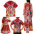 Polynesian Valentine Day Family Matching Tank Maxi Dress and Hawaiian Shirt Love Couple Turtle Maori Hibiscus Red Style LT03 - Polynesian Pride