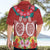 Polynesian Valentine Day Hawaiian Shirt Love Couple Turtle Maori Hibiscus Red Style LT03 - Polynesian Pride