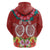 Polynesian Valentine Day Hoodie Love Couple Turtle Maori Hibiscus Red Style LT03 - Polynesian Pride