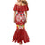 Polynesian Valentine Day Mermaid Dress Love Couple Turtle Maori Hibiscus Red Style LT03 - Polynesian Pride