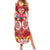 Polynesian Valentine Day Summer Maxi Dress Love Couple Turtle Maori Hibiscus Red Style LT03 Women Red - Polynesian Pride